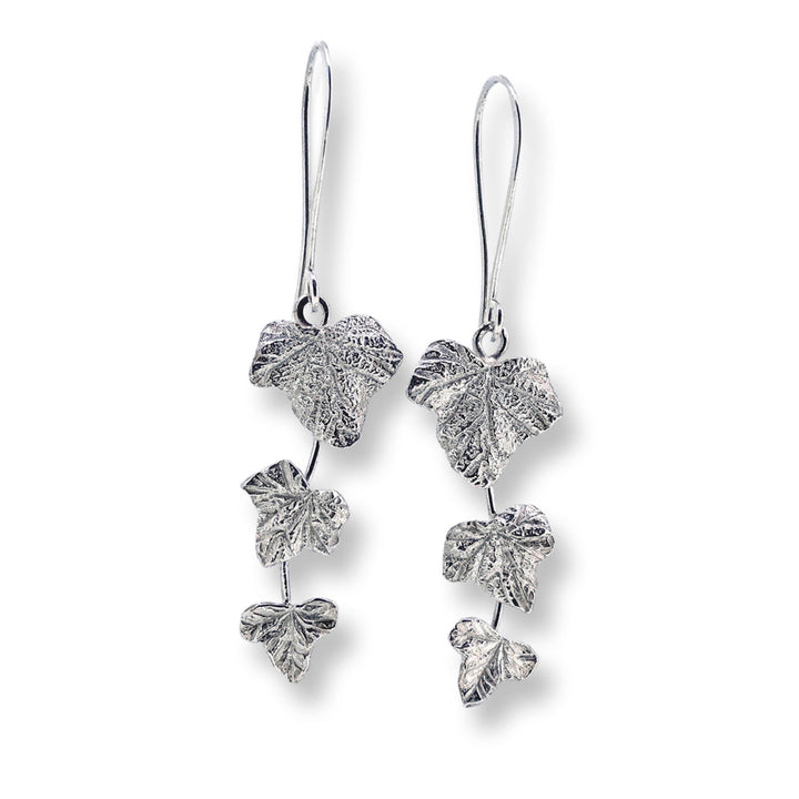 Ivy Leaves Drop Earrings Long