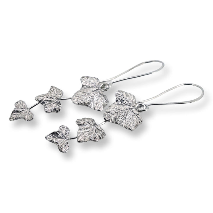 Ivy Leaves Drop Earrings Long