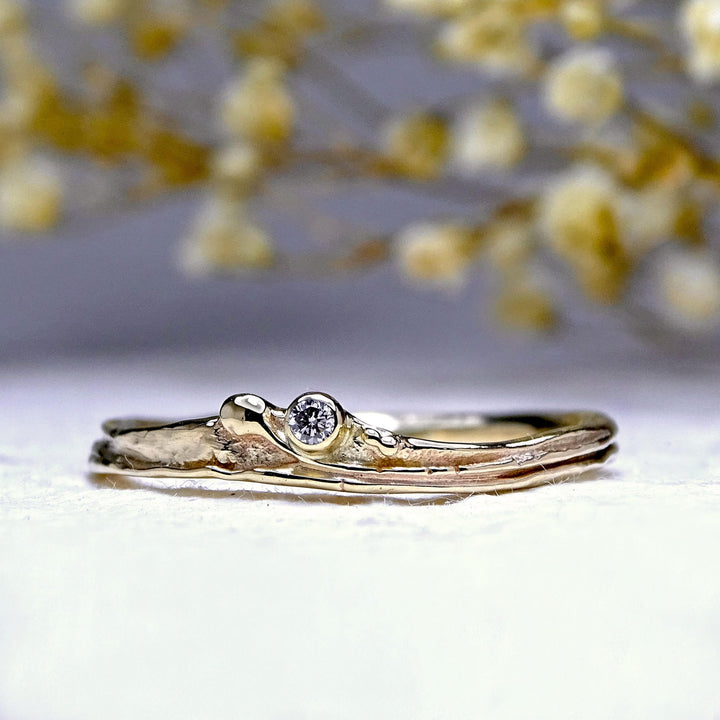 Teeny Weeny Tendril ring