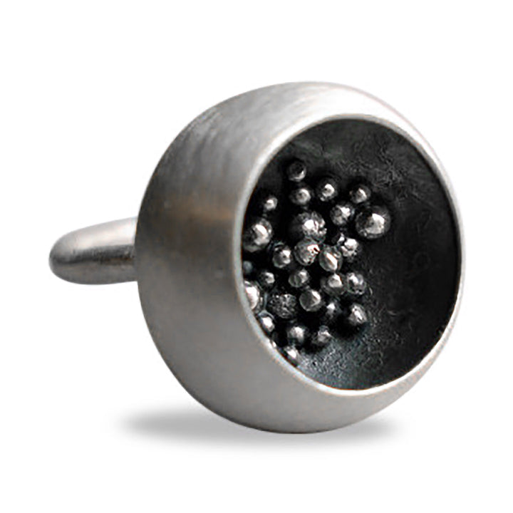 Moon Shadow Seed Pod Ring, Large