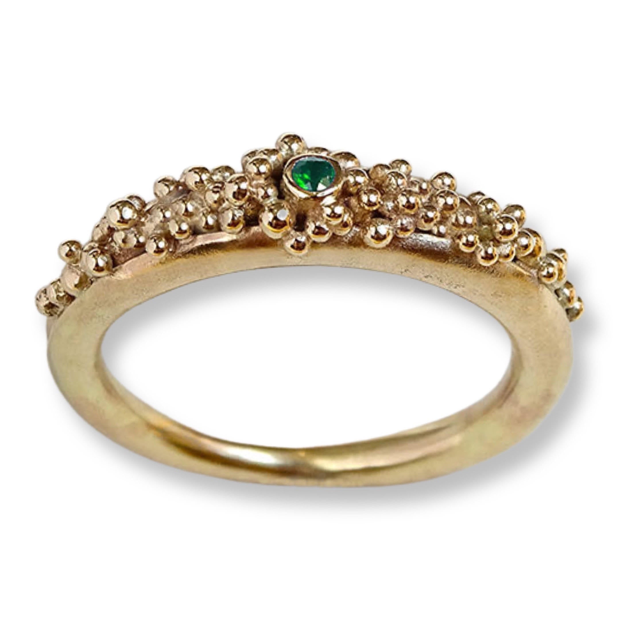 Seed Cluster Ring, Emerald