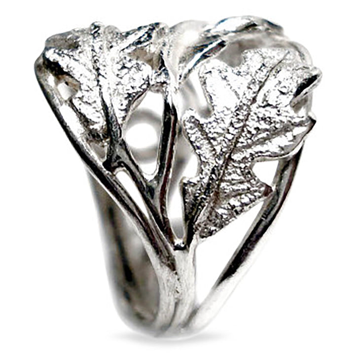 Oak Leaves Forest Ring