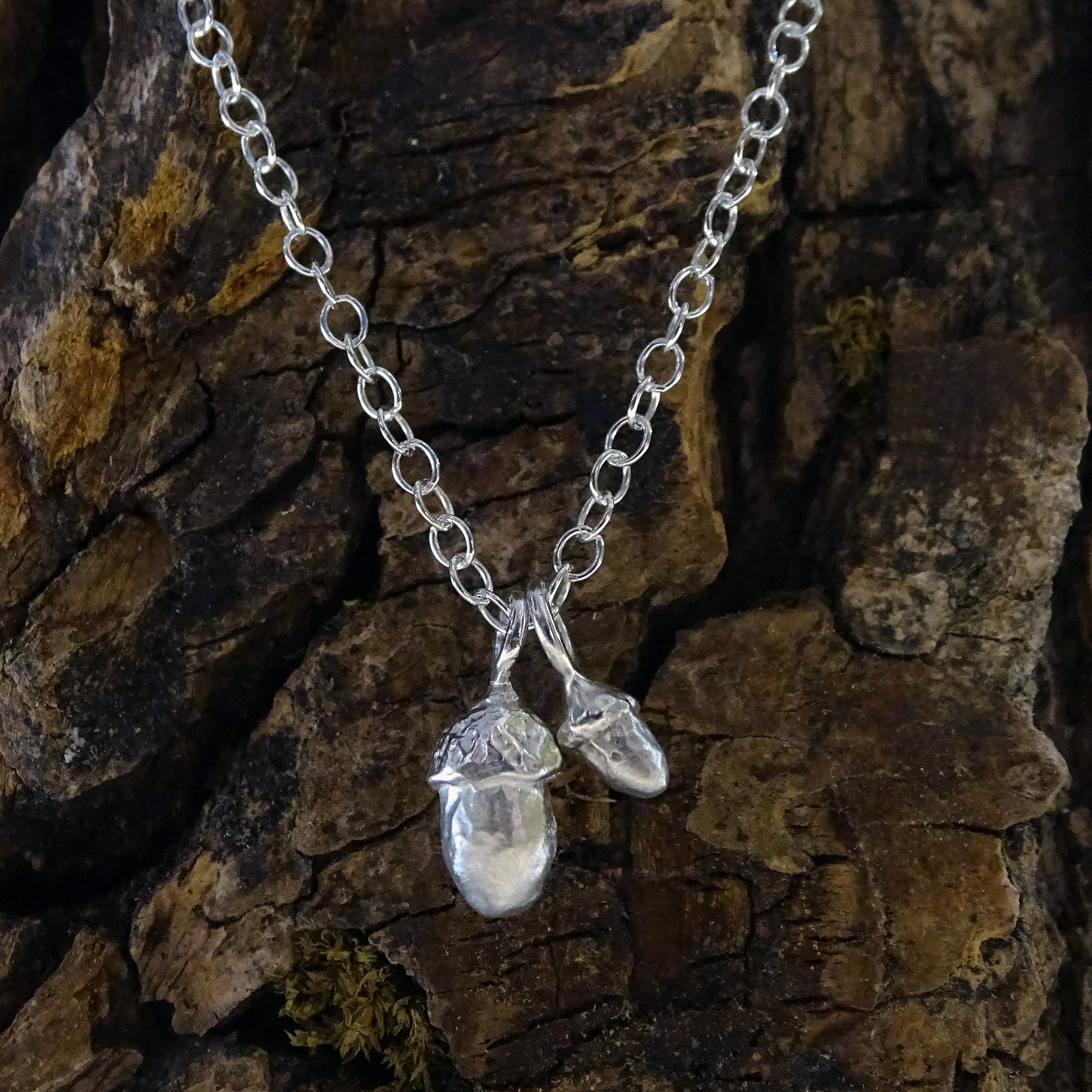 Acorns Pendant, Small