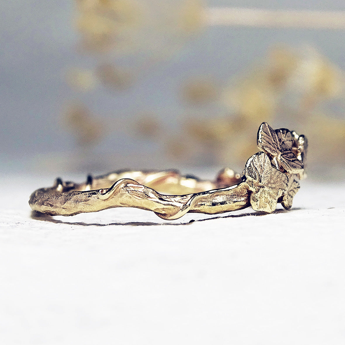 Entwining Ivy ring