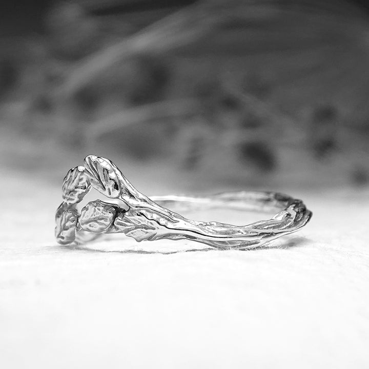 Forest Crown ring, Sterling Silver