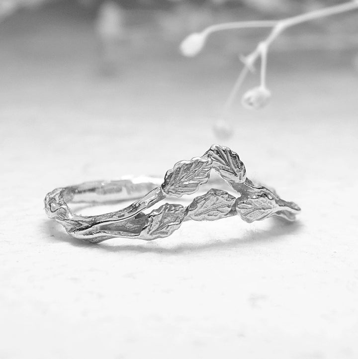 Forest Crown ring, Sterling Silver