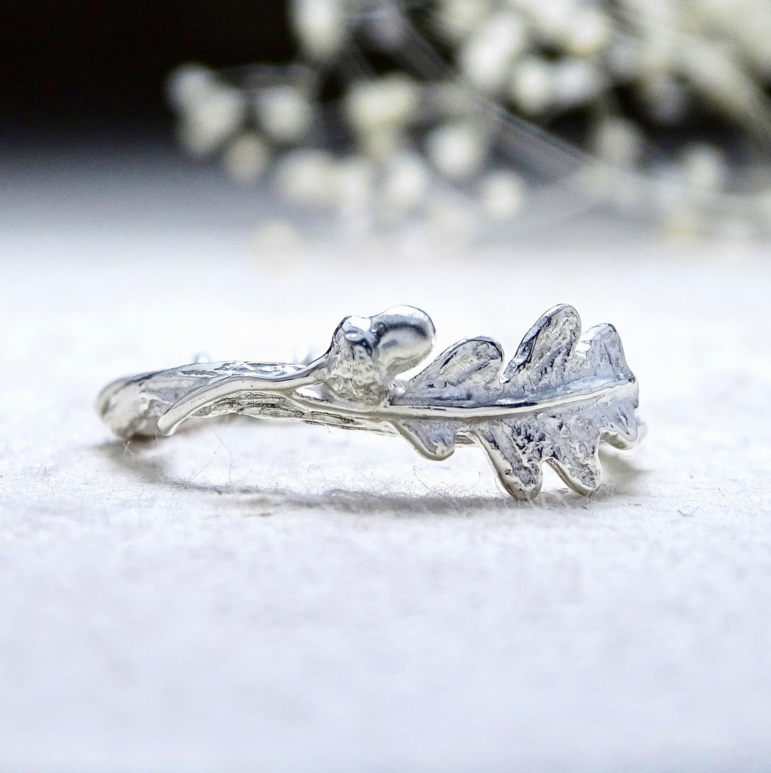 Oak Leaf and Acorn ring