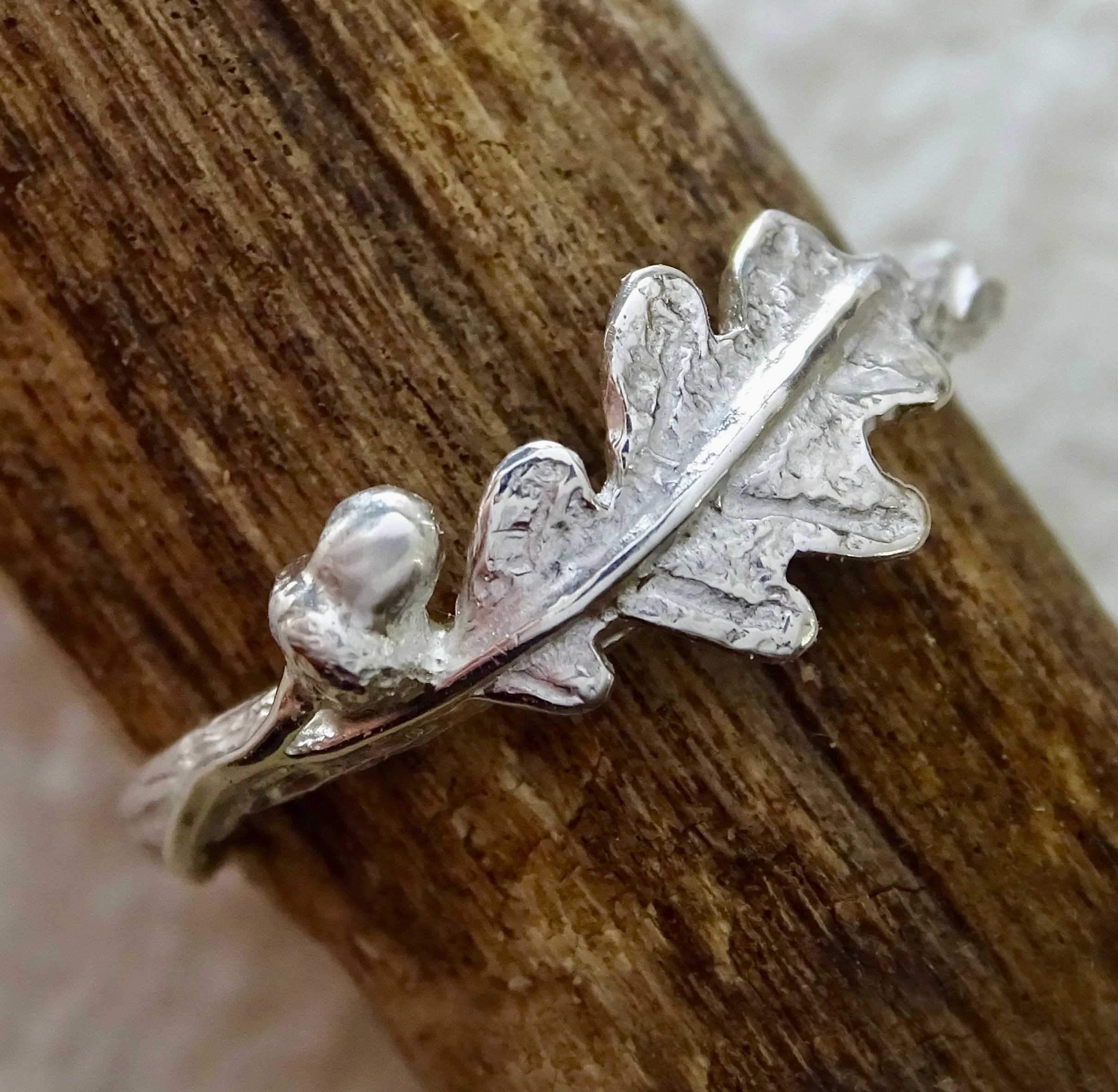 Oak Leaf and Acorn ring