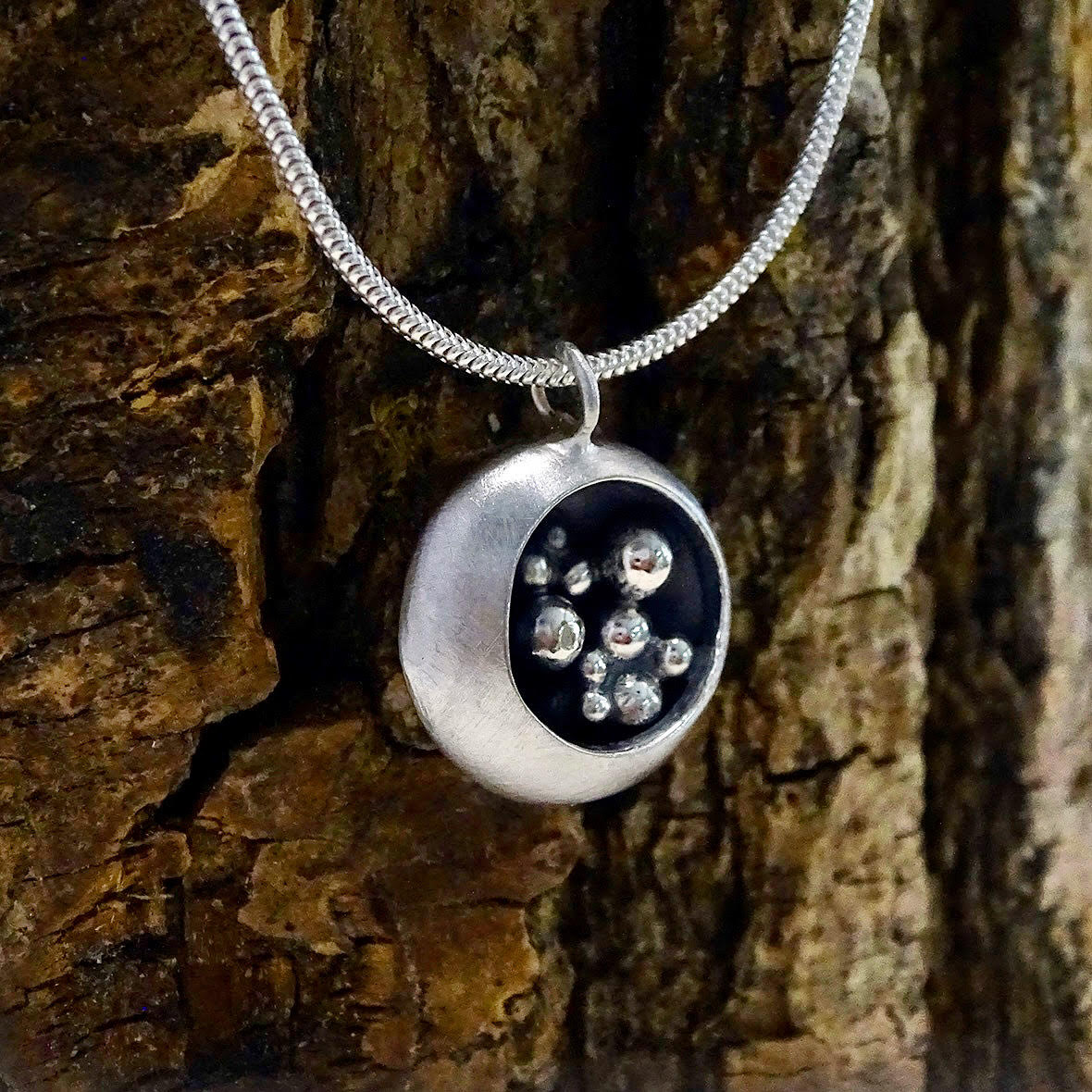 Moon Shadow Lunar pod pendant