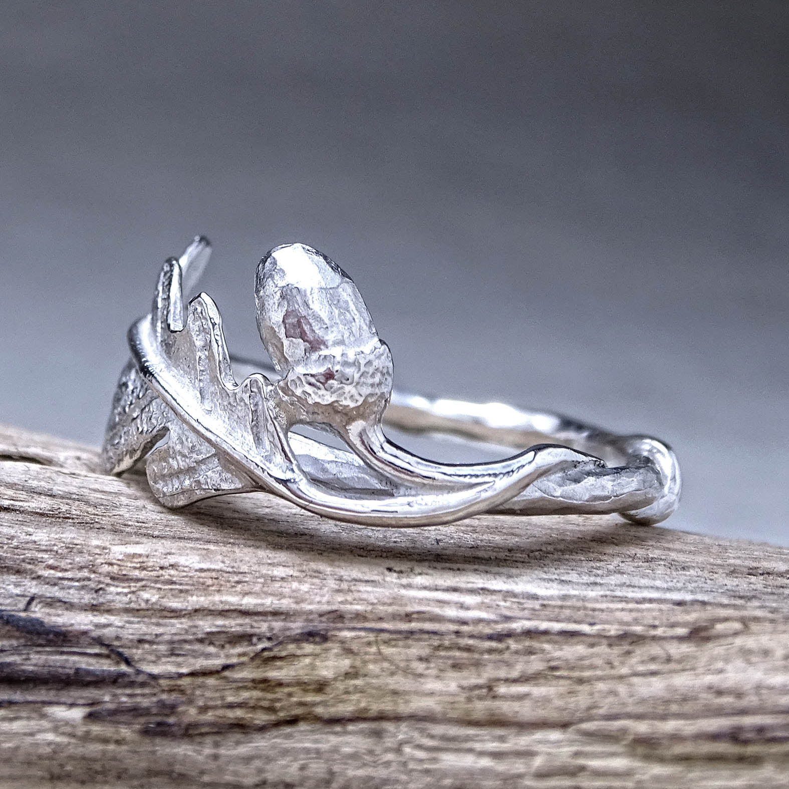 Oak Leaf and Acorn ring