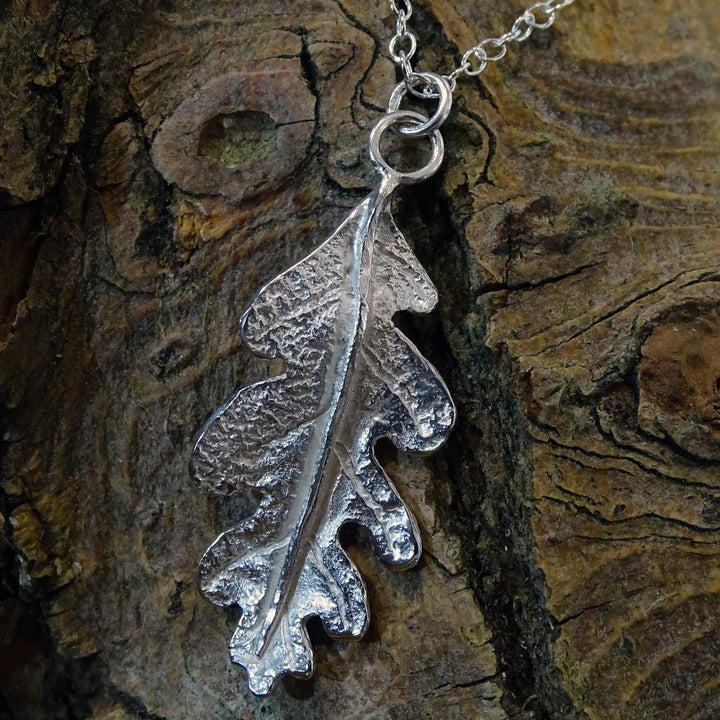 Oak Leaf Pendant, Large
