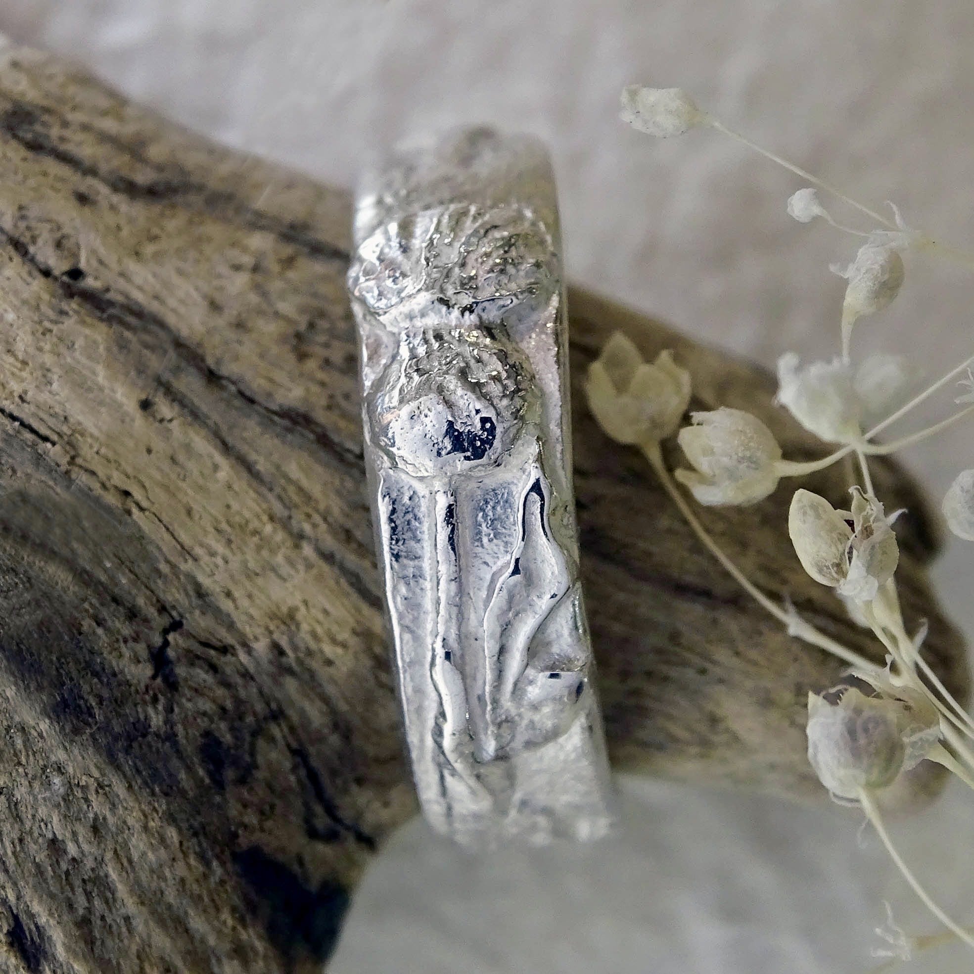 Wild Wood Thistle ring