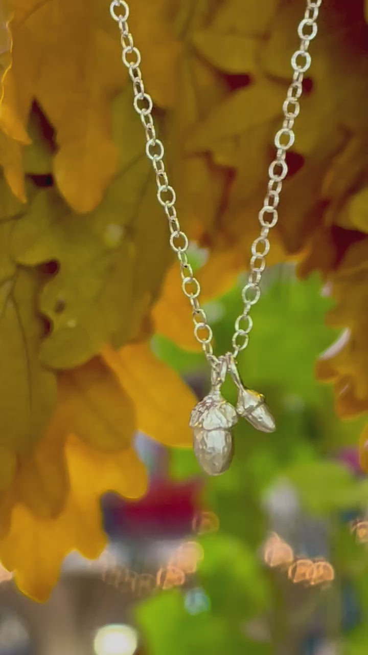 Acorns Pendant, Small